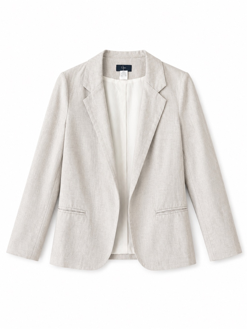 Aqua Cream Open-Front Women's Blazer Size M